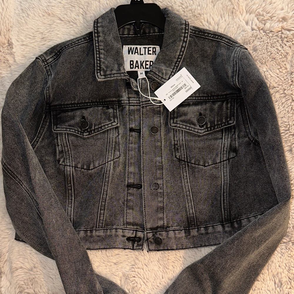 Walter Baker Women's Gray Denim Jacket